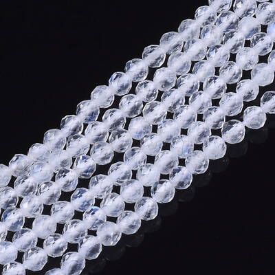Natural Rainbow Moonstone Beads Strands