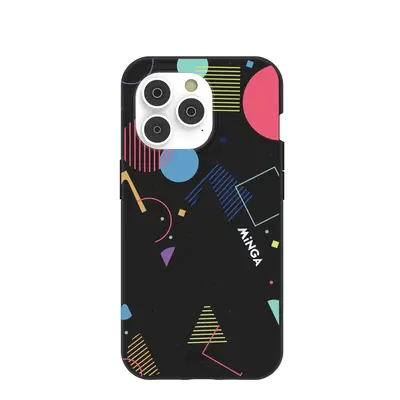 Black Minga Party iPhone 14 Pro Case