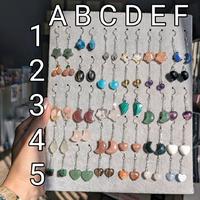 Crystal Silver Hook Dangle Earrings - Various Whimsical Witchy Styles with Unique Designs and Colorful Accents