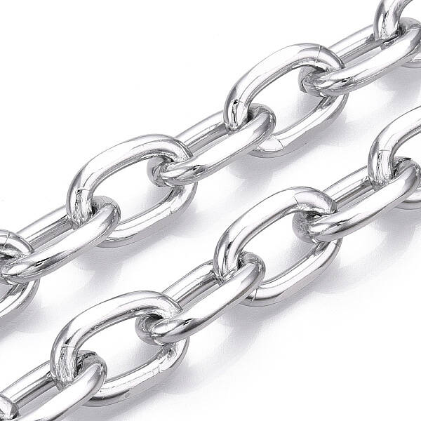 Aluminum Faceted Cable Chain