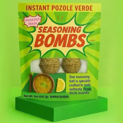 Pozole Verde Bomb Seasoning Bomb Mexican blend Spice Bomb Flavor