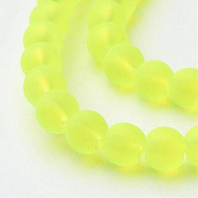 Transparent Glass Bead Strands