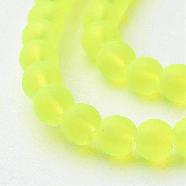 Transparent Glass Bead Strands