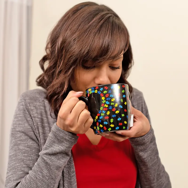 Piece of My Heart Autism Awareness Mug | Autism Awareness Coffee Mug