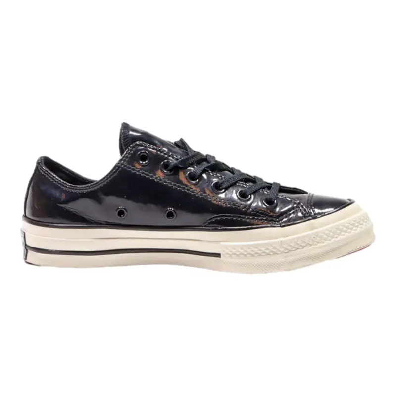 CONVERSE Chuck 70 Low Top Trainers Black Synthetic Womens UK 5.5