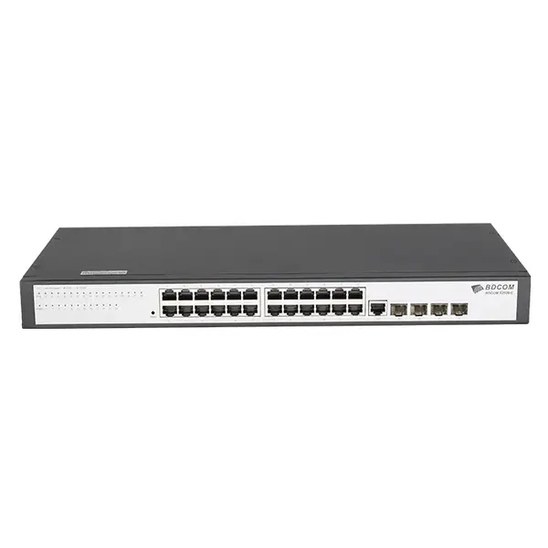 BDCOM S2528-C | S2500-C 24 x Gigabit Ethernet RJ-45 Network Ports with 4x Gigabit Ethernet SFP Expansion Slot Layer 3 Switch