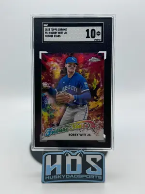Bobby Witt Jr. sgc 2023 Topps Baseball Chrome FS 2 Future Stars 10