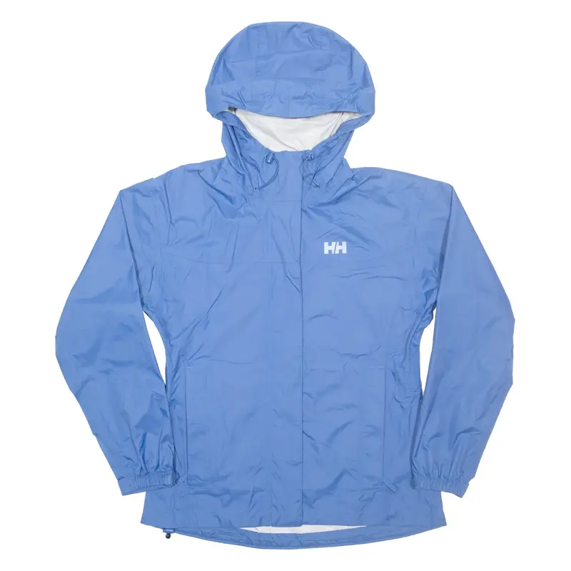 HELLY HANSEN Lightweight Womens Jacket Blue Hooded XS