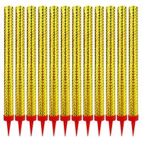 AOYADA 12 PCS birthday candles Candles Gold Birthday Candles Cuppcake Candles Long Thin Cake Candles in Holders for Birthday ...
