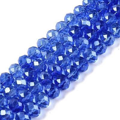 Electroplate Glass Beads Strands