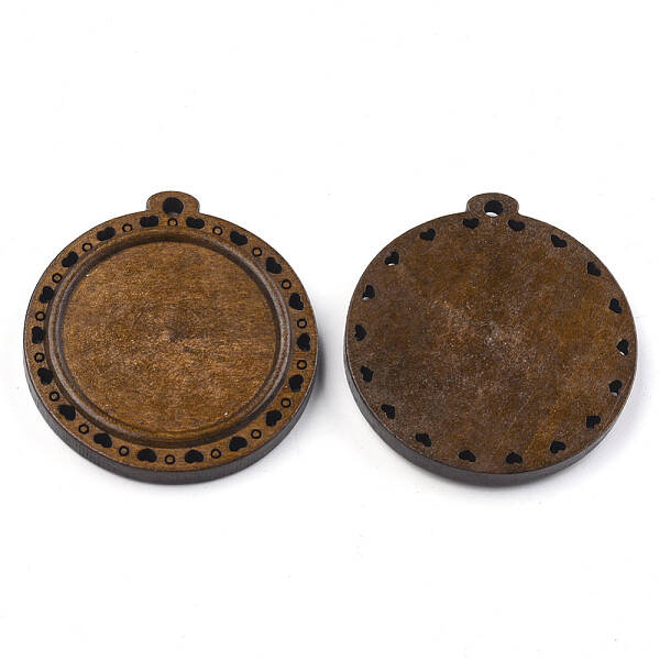 Wooden Pendant Cabochon Settings
