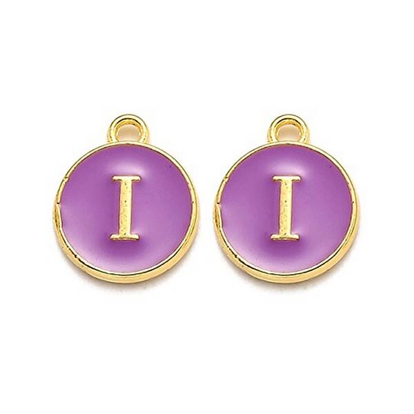 Golden Plated Alloy Enamel Charms