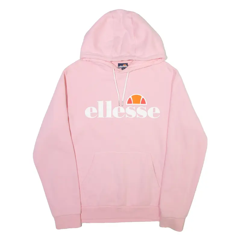 ELLESSE Womens Pink Hoodie UK 12