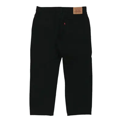 504 Levis Jeans - 36W 27L Black Cotton