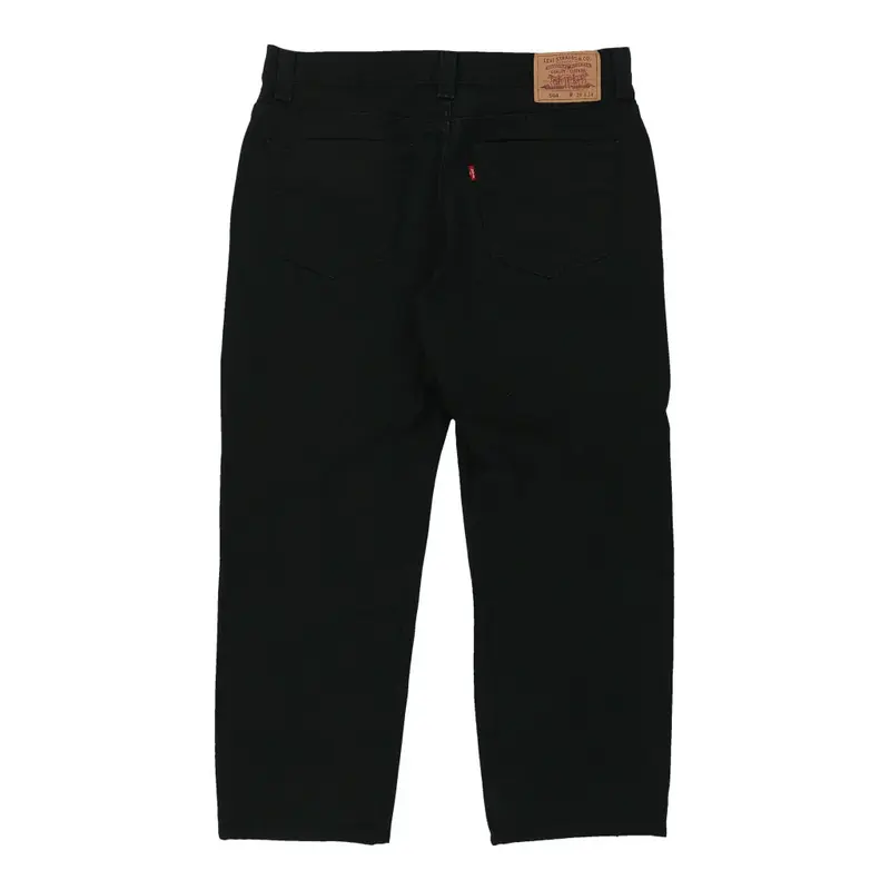 504 Levis Jeans - 36W 27L Black Cotton