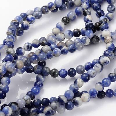 Natural Sodalite Beads Strands