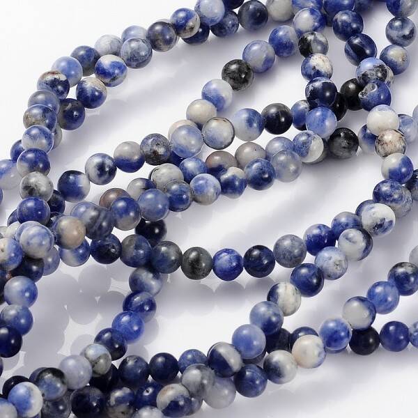 Natural Sodalite Beads Strands