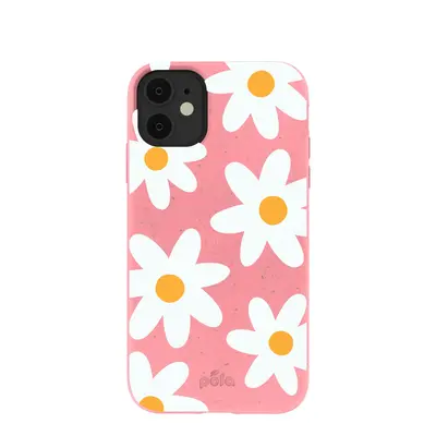 Bubblegum Pink Daisy iPhone 11 Case