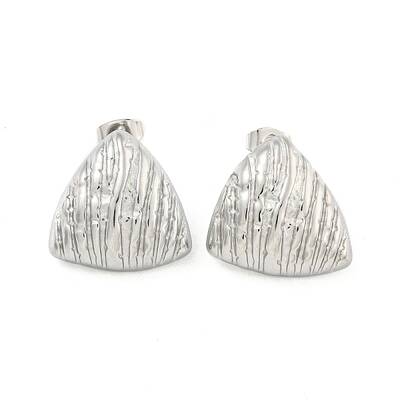 Non-Tarnish Triangle 304 Stainless Steel Ear Studs