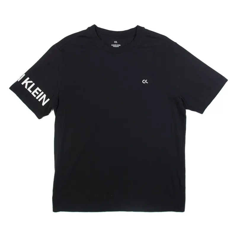 CALVIN KLEIN Performance Womens T-Shirt Black L