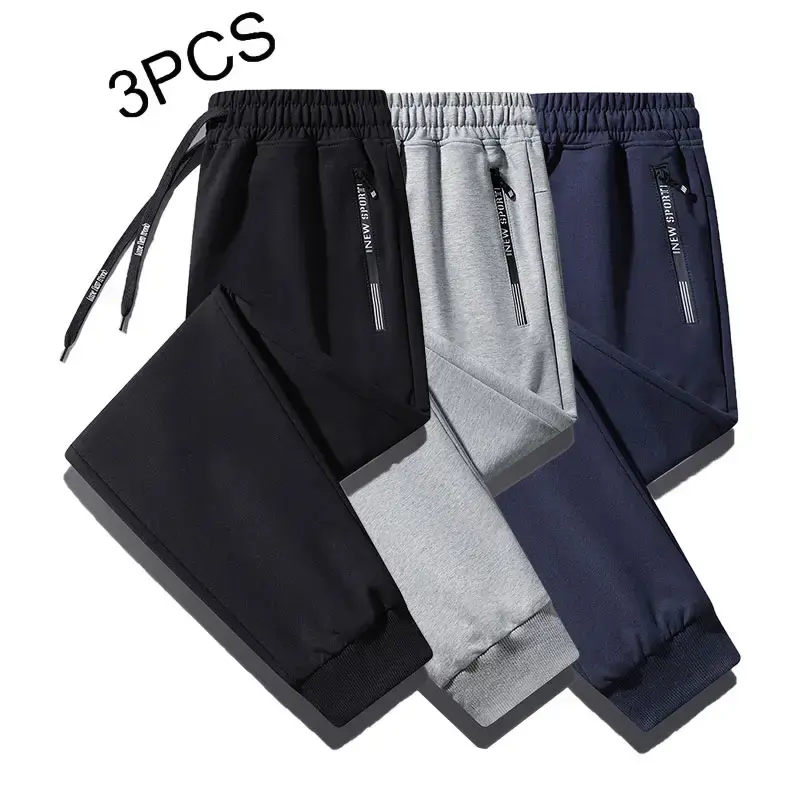 Men's 3-Pack Jogger SweatPants Lightweight Autumn and Spring | Casual Comfy | Men's Bottoms for Daily Wear | suitable for out...