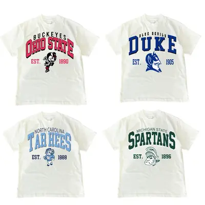 Retro NCAA All Team College Shirt, Vintage EST Mascot T-shirt, vintage 90s graphic tees, oversized t shirt, trendy t-shirts, ...