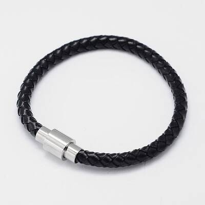 Braided Leather Cord Bracelets