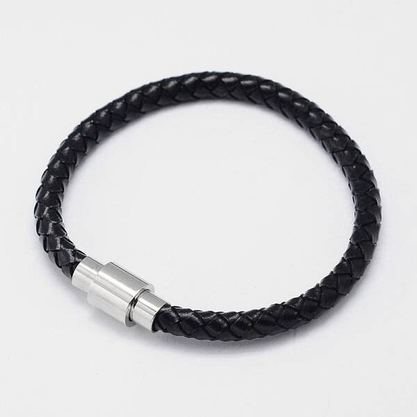 Braided Leather Cord Bracelets
