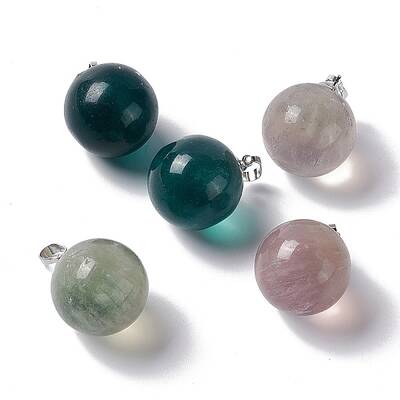 Natural Fluorite Pendants