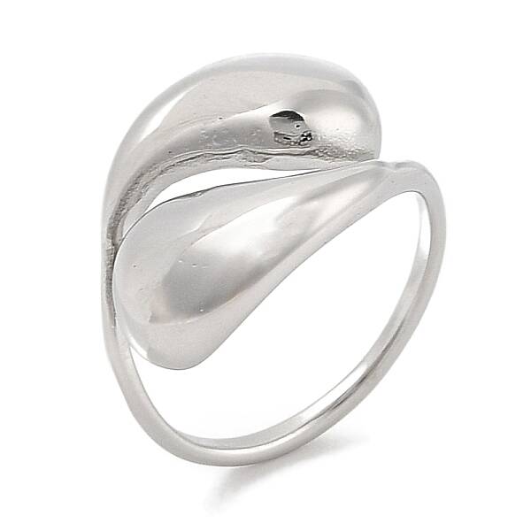 Open 304 Stainless Steel Finger Rings for Women