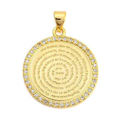 Brass with Cubic Zirconia Pendants