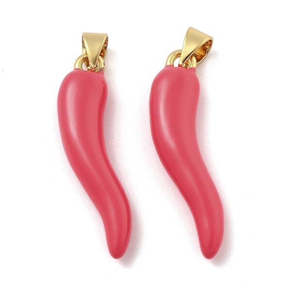 Brass Enamel Pendants