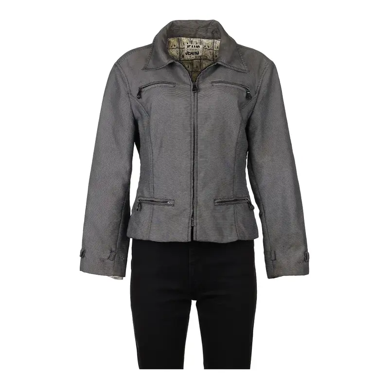 Iceberg Jeans Polka Dot Jacket - Medium Grey Nylon Blend