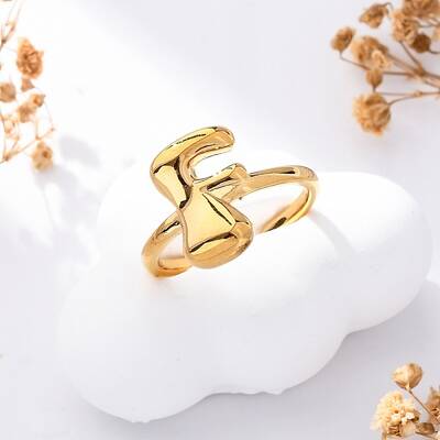 304 Stainless Steel Open Cuff Rings for Women
