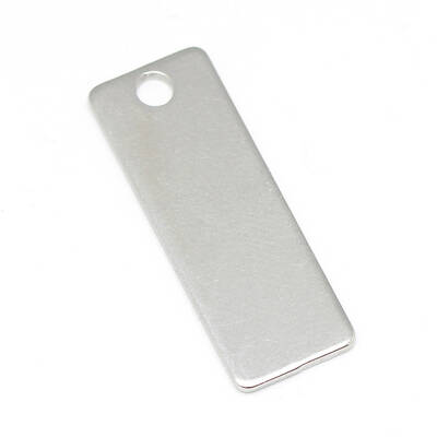 Tarnish Resistant 304 Stainless Steel Stamping Blank Tag Pendants