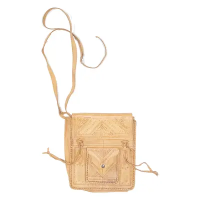 Womens Crossbody Bag Brown Leather 90s