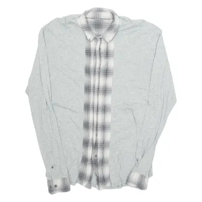 Womens Shirt Grey Long Sleeve L