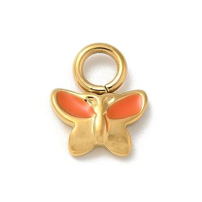 Ion Plating(IP) 304 Stainless Steel Enamel Charms