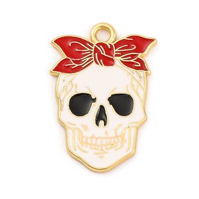 Halloween Theme Alloy Enamel Pendants