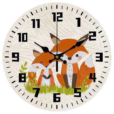 MDF Printed Wall Clock