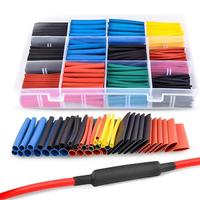 1 Set Heat Shrink Tube Kit, Convenient Heat Shrink Wire Insulation Protective Cover for Tool Box, DIY Solid Color Wire Cover ...