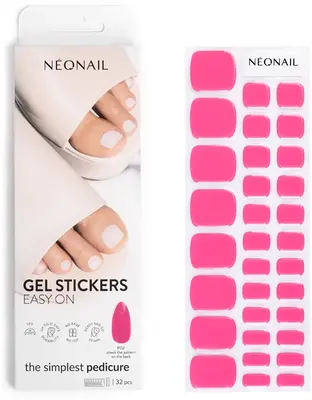 NEONAIL Easy On Gel Leg Nail Stickers Color P02 32pcs