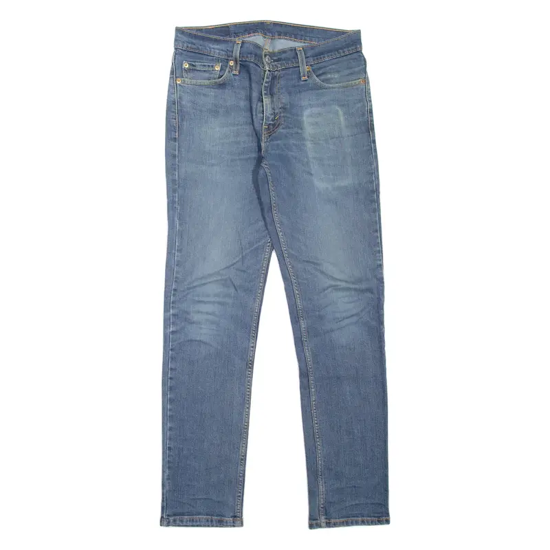 LEVI'S 511 Jeans Mens Blue Slim Straight Stone Wash W30 L32