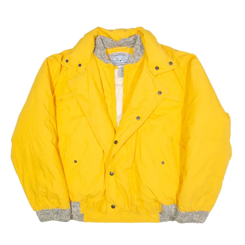 WILLIAM BARRY Insulated Jacket Yellow 90s Mens L