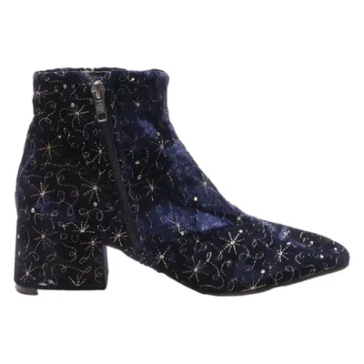 DIAMOND BIS Ankle Boots Blue Synthetic Womens UK 6