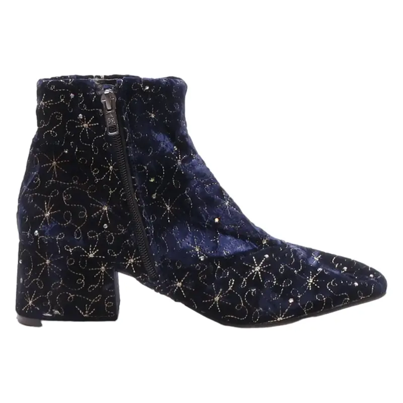 DIAMOND BIS Ankle Boots Blue Synthetic Womens UK 6