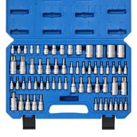 CASOMAN Master Torx Bit Socket and External Torx Socket Set, 60-Piece Set, S2 and Cr-V Steel，E4-E24, T6-T70,TT6-TT70,TP8-TP...