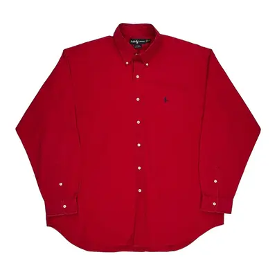 Ralph Lauren Shirt - XL Red Cotton | Size: x-large