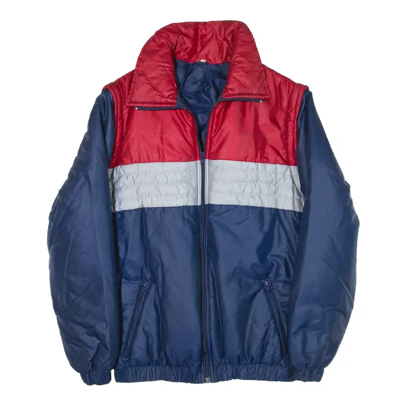 SEBO Insulated Zip-off Arms Jacket Blue Colourblock Mens S