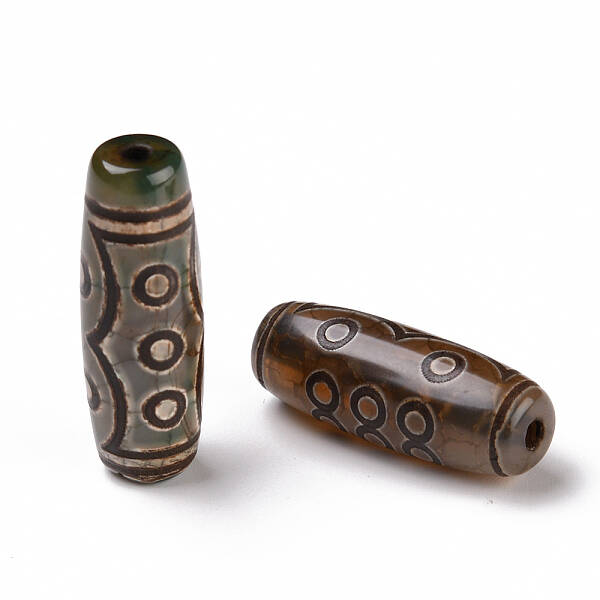 Tibetan Style dZi Beads